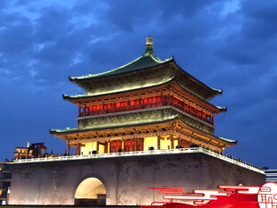 西安钟楼夜景