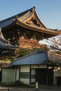 日式传统古寺院建筑