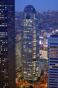 城市CBD高楼夜景
