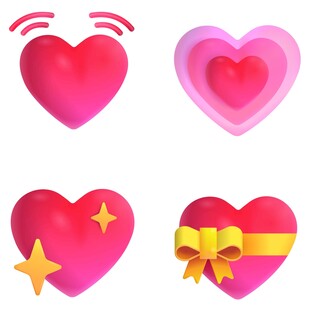 爱心图标合集