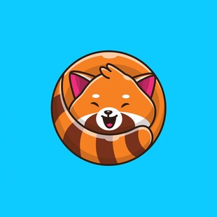 小熊猫卡通