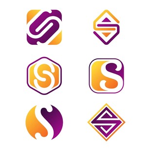 S字母标志设计