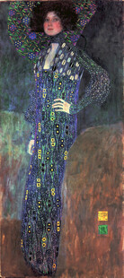 克里姆特女性肖像油画