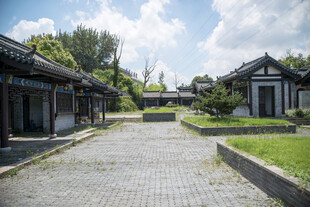 中式古建庭院景致