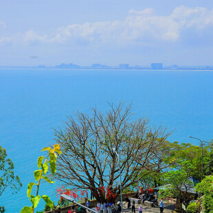 海滨观景台海景风光