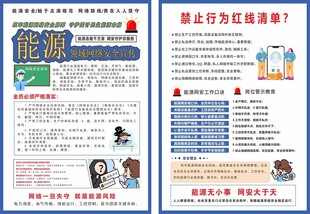 能源安全科普宣传展板