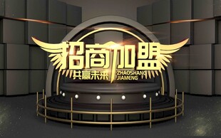 招商加盟立体艺术字