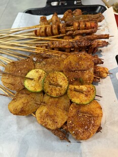 多款美味烤串