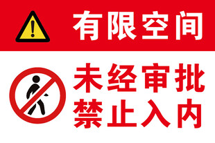 有限空间标识牌