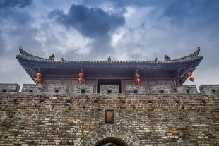 古城楼古风建筑风光