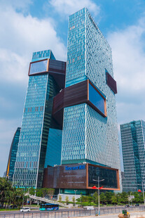 城市商务摩天大楼景观