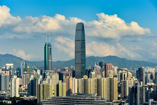 深圳城市天际线全景