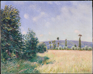 郊野田园风景油画