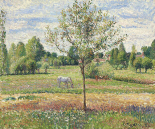 郊野田园风景油画