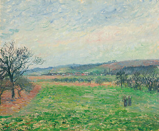 郊野田园风景油画
