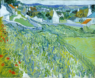 乡村田园风景油画
