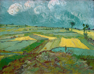 郊野田园风景油画