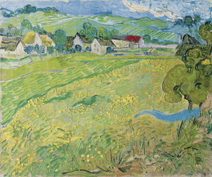 乡村田园风景油画
