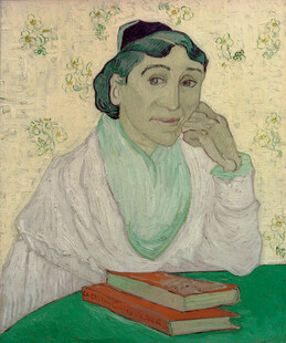 复古女性肖像油画