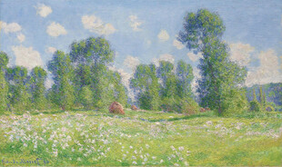 郊野田园风景油画