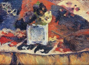 桌面静物油画