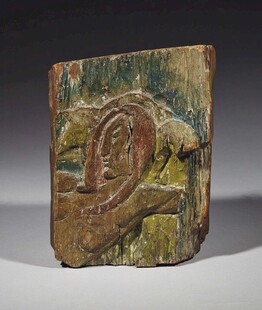 古代彩釉浮雕砖