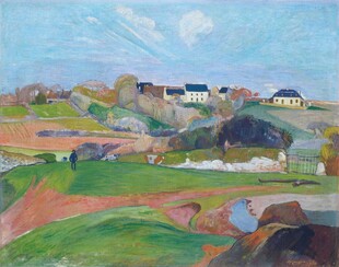 乡村郊野风景油画