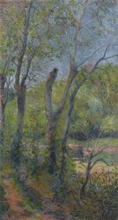 高更郊野春林风景油画