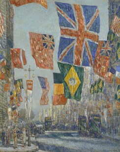多国国旗排列展示