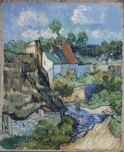 梵高乡村风景油画