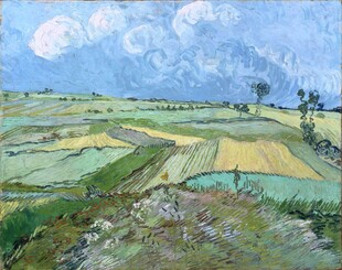 郊野田园风景油画