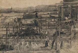 复古旧码头景致