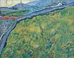 郊野田园风景油画