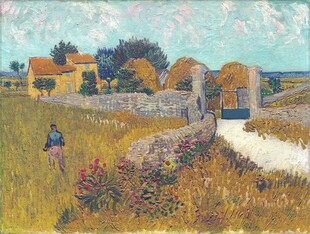 乡村田园风景油画