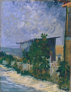 海边小屋风景油画