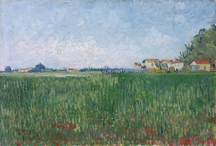 郊野田园风景油画