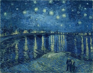 罗纳河上的星夜