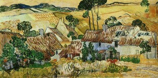 乡村田园风景油画