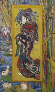 浮世绘女子装饰油画