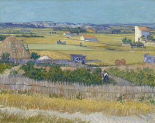 郊野田园风景油画