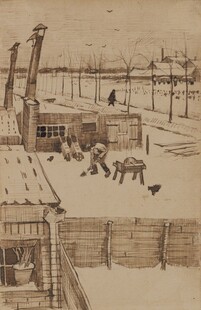 古画市井劳作场景