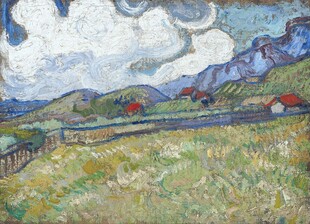 乡野田园风景油画