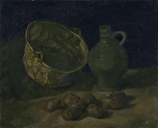 复古静物油画