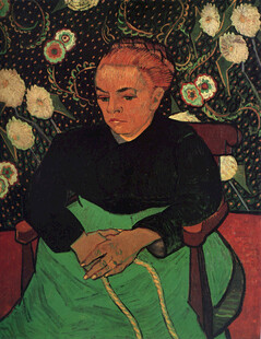 梵高女性人物油画