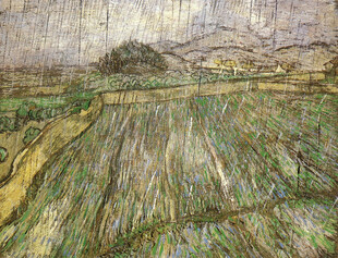 郊野田园风景油画