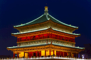 西安钟楼夜景