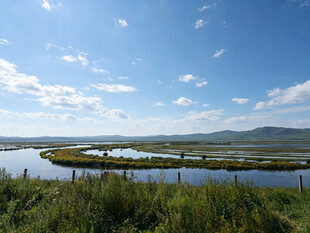 草原河湾自然风光