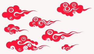 国风祥云素材