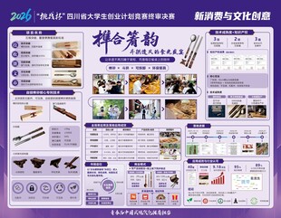 榫合箫韵文创项目展板