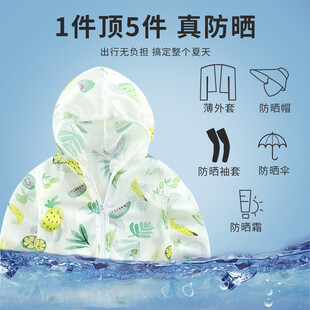 防晒衣宣传海报